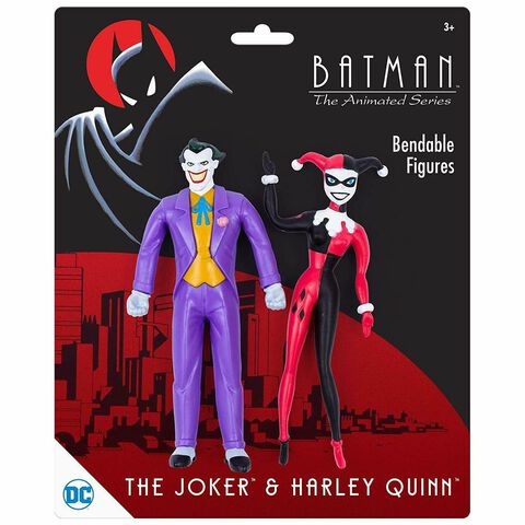 Figurine - Dc Comics - Set De 2 Figurines Souples Harley Queen Et Joker 14 Cm
